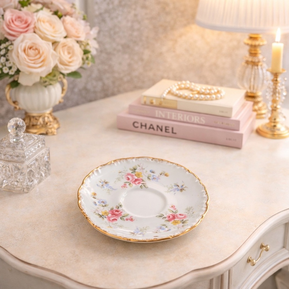 Royal Albert “Tenderness” Saucer – Made in England | Vintage Bone China